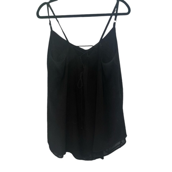 Torrid Black Cami Top Crisscross Strappy Sleeveless Layered Plus Size - Picture 2 of 4